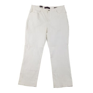 Gloria Vanderbilt Amanda Jeans Womens 16 Short Tapered Leg High Rise Stretch Den